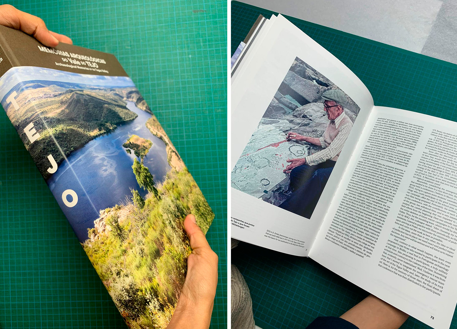 Publicación conmemorativa del 50 aniversario del descubrimiento de los grabados rupestres del Valle del Tajo