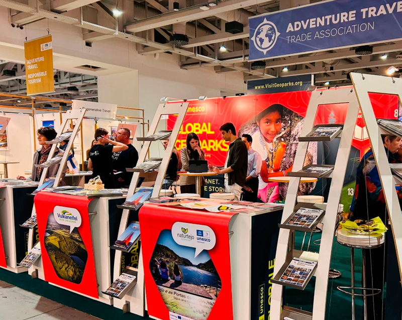 El Geoparque Naturtejo presente en la fería turística ITB 2026 de Berlín
